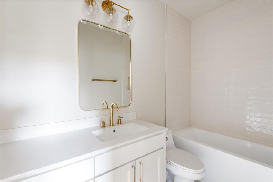 Furnished interior view inside a new home in , Jonestown (Image 26).