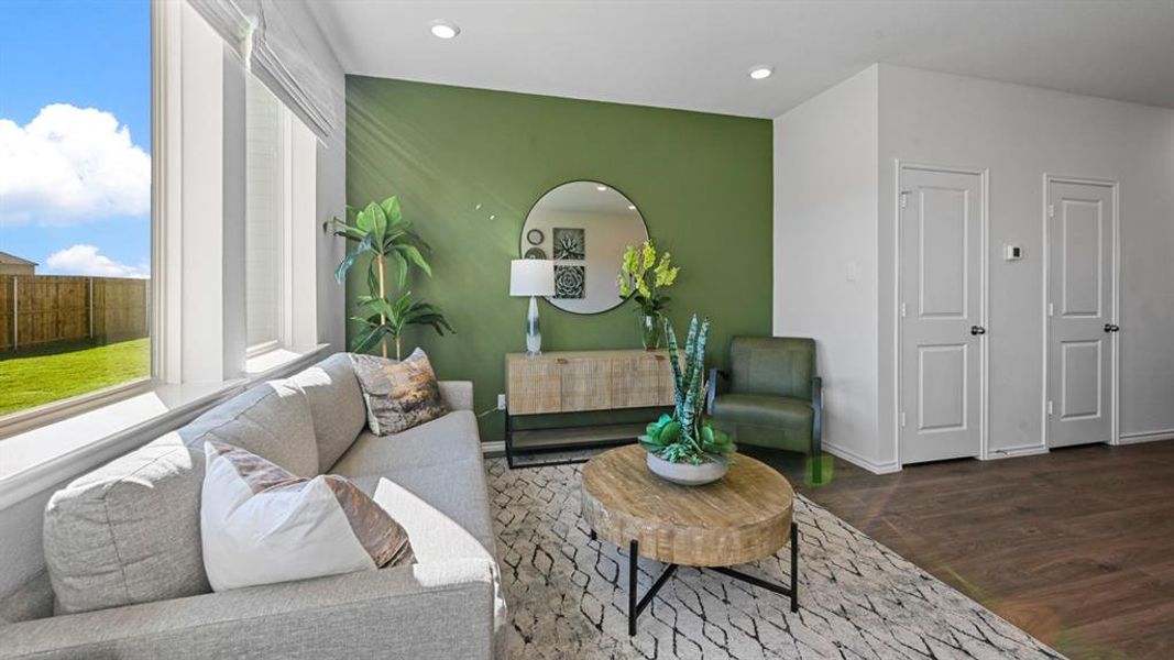 Furnished interior view inside a new home in Arbor Trails North, Princeton (Image 27).