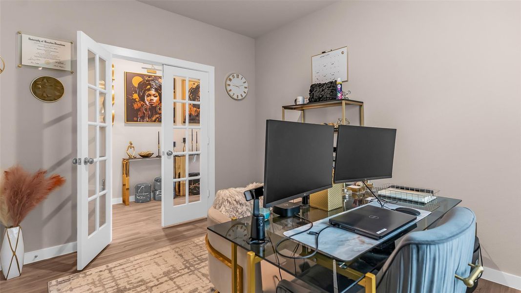 Furnished interior view inside a new home in , Willis (Image 33).