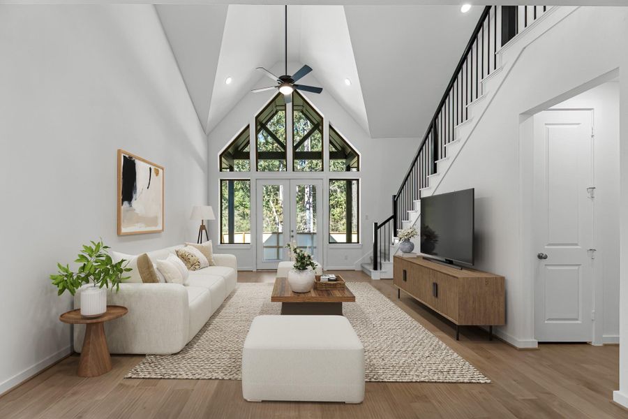 Furnished interior view inside a new home in Audubon, Magnolia (Image 3).