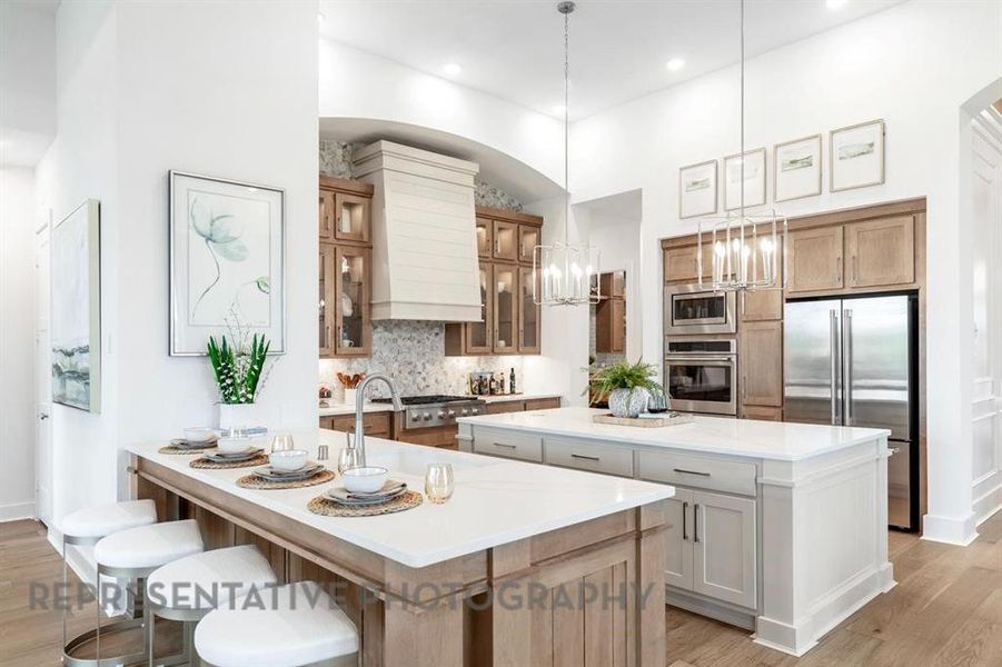 Furnished interior view inside a new home in Sandbrock Ranch: 60ft. lots, Aubrey (Image 5).
