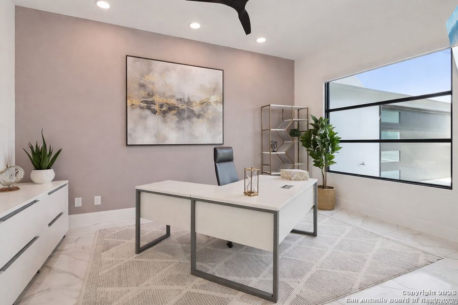 Furnished interior view inside a new home in , San Antonio (Image 41).
