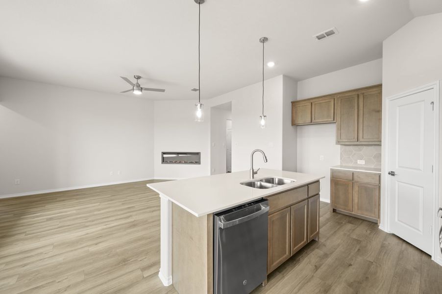 Furnished interior view inside a new home in Meadow Park at The Meadows, Ponder (Image 10).