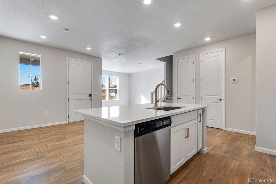 Furnished interior view inside a new home in , Arvada (Image 17). Furnished interior view inside a new home in , Arvada (Image 17).