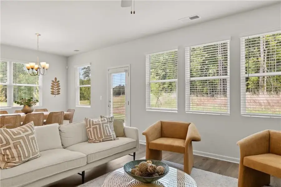 Furnished interior view inside a new home in Walden Park – The Retreat, Jonesboro (Image 23).