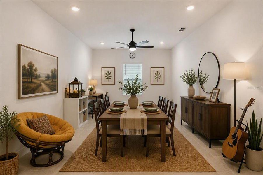 Furnished interior view inside a new home in , Deltona (Image 10).
