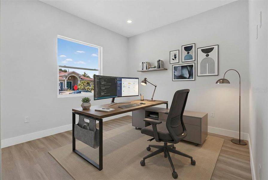 Furnished interior view inside a new home in , Pinellas Park (Image 31).