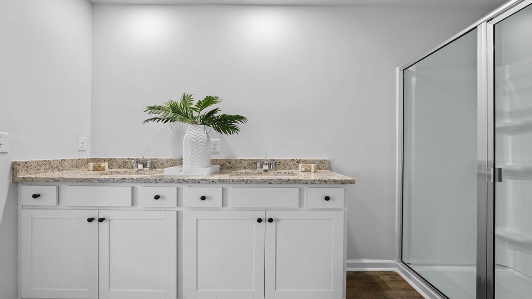 Furnished interior view inside a new home in Holly Oaks, Statesboro (Image 22).