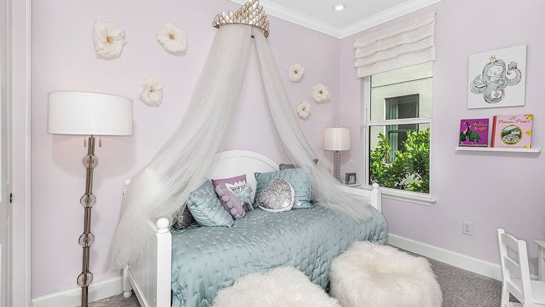 Representative furnished interior of a home built from the Saint Thomas by Taylor Morrison in Central Park, Port St. Lucie (Image 26).