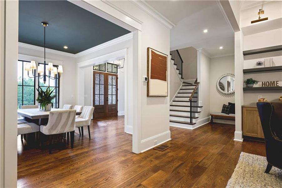 Furnished interior view inside a new home in The Reserve At Governors Towne Club, Acworth (Image 31).