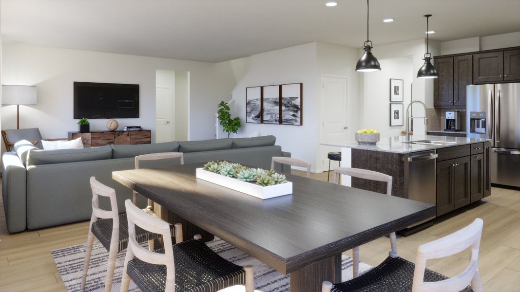 Furnished interior view inside a new home in The Estates Collection at Talon Pointe, Thornton (Image 5).