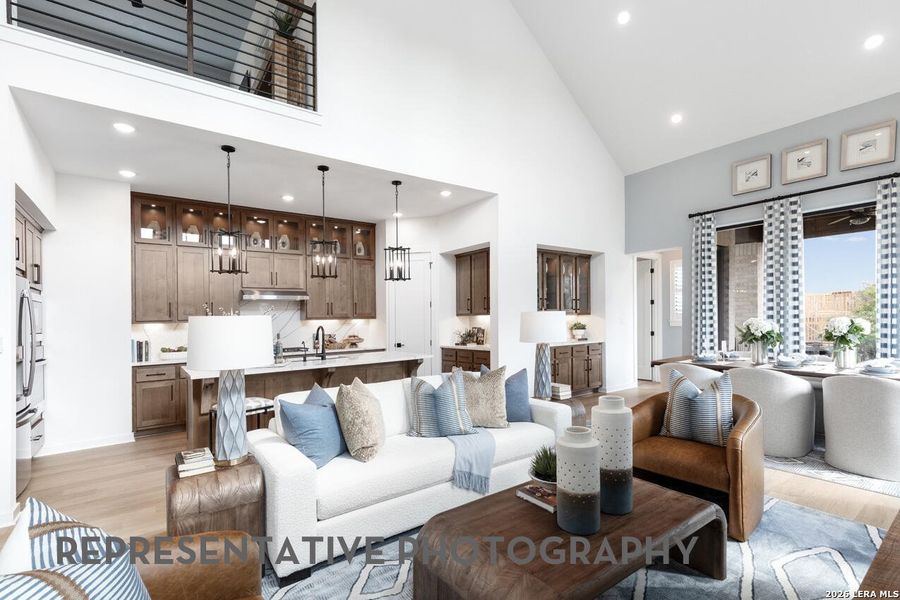 Furnished interior view inside a new home in Venado Crossing, Cibolo (Image 5). Furnished interior view inside a new home in Venado Crossing, Cibolo (Image 5).