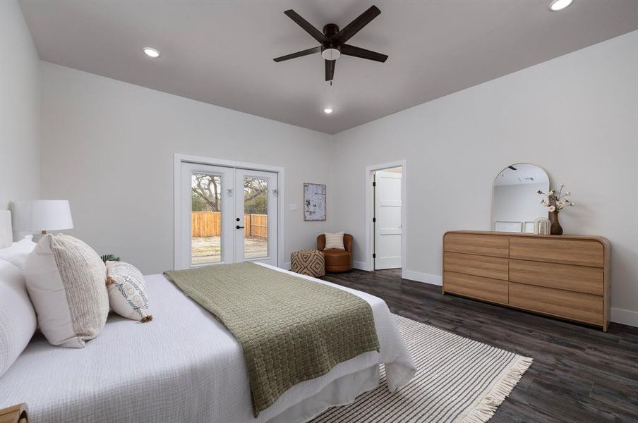 Furnished interior view inside a new home in , River Oaks (Image 19).