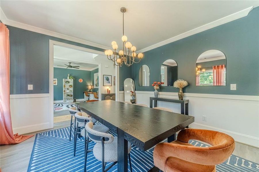Furnished interior view inside a new home in , Snellville (Image 16).