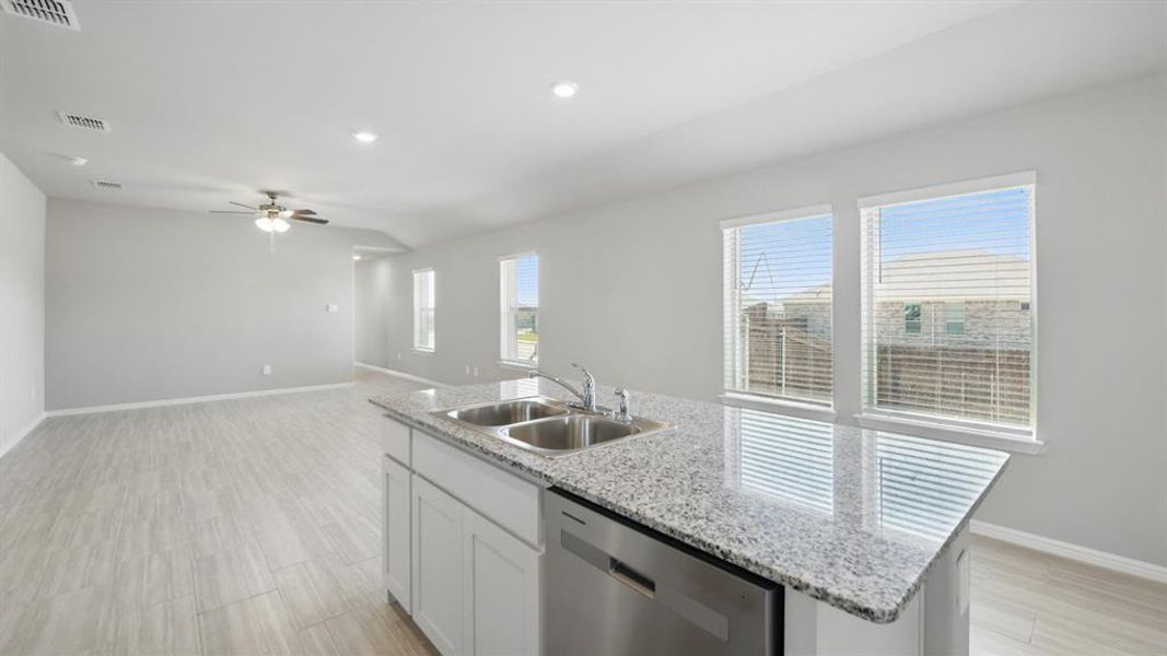 Furnished interior view inside a new home in Springhill South, Boyd (Image 5). Furnished interior view inside a new home in Springhill South, Boyd (Image 5).