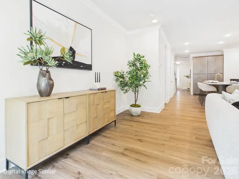 Furnished interior view inside a new home in , Charlotte (Image 13).