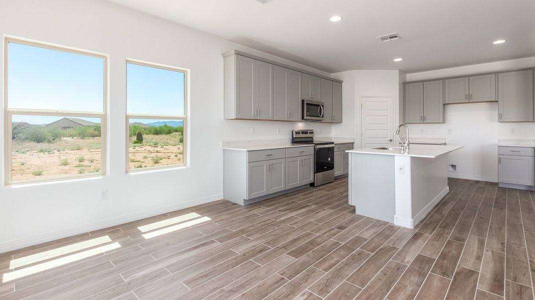 Representative furnished interior of a home built from the Catalina - Plan H50T4 by D.R. Horton in Sahuarita Acres, Sahuarita (Image 4).