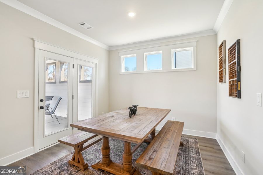 Furnished interior view inside a new home in Ponderosa Farms Reserve, Gainesville (Image 8).