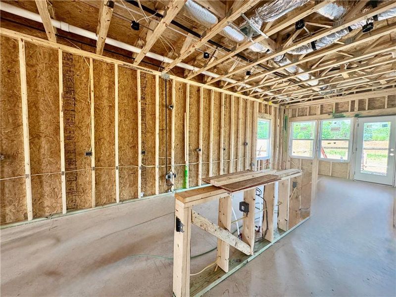 In-progress construction of a new home in Eastlyn Crossing, Flowery Branch, GA (Image 17). In-progress construction of a new home in Eastlyn Crossing, Flowery Branch, GA (Image 17).