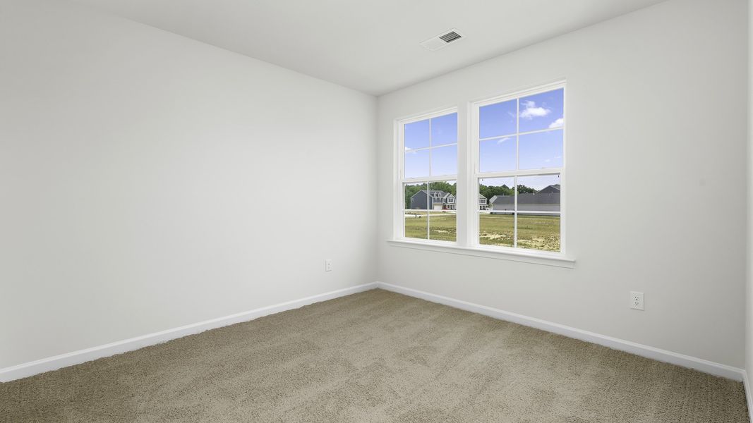 Representative unfurnished interior of a home built from the Denver by D.R. Horton in The Gables at Edinborough Townes, Gibsonville (Image 14).