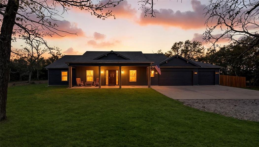 Exterior details and patio area of a home in , Joshua (Image 22).