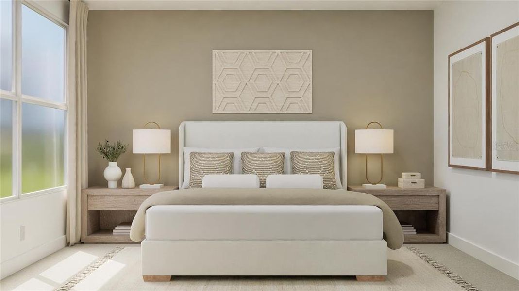 Furnished interior view inside a new home in , Kissimmee (Image 11).