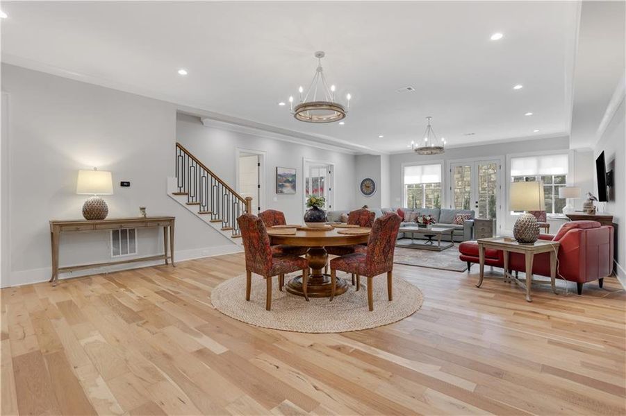 Furnished interior view inside a new home in , Dahlonega (Image 57).