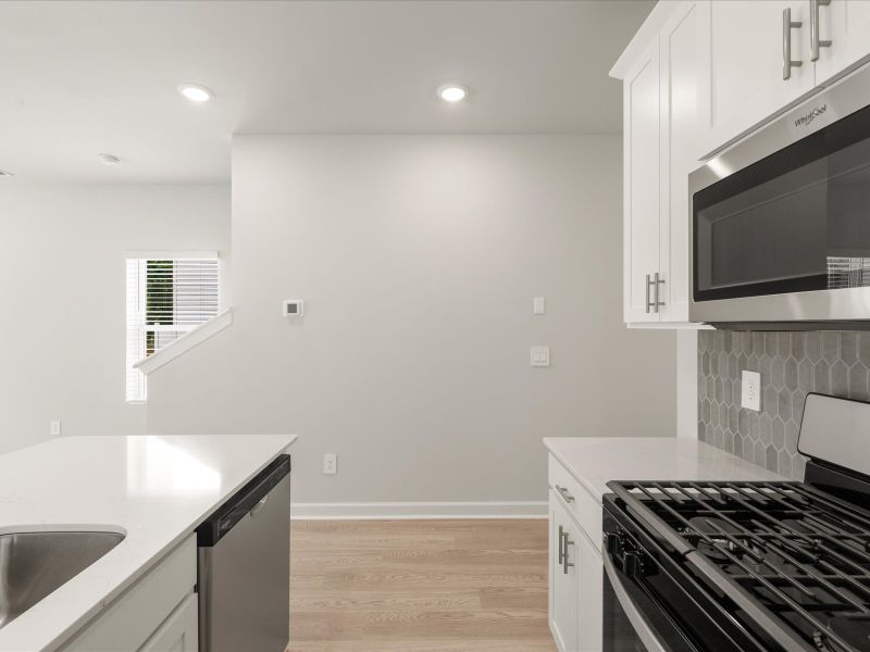 Furnished interior view inside a new home in Avalon Townes, Lyman (Image 5).