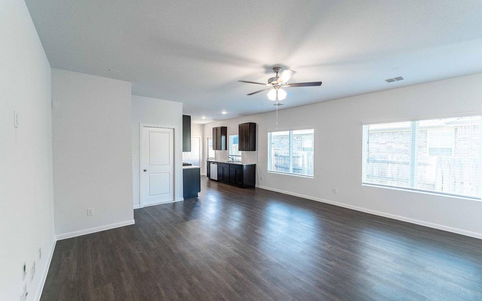 Spacious, unfurnished interior of a new home in Paramount, Kyle (Image 11). Spacious, unfurnished interior of a new home in Paramount, Kyle (Image 11).