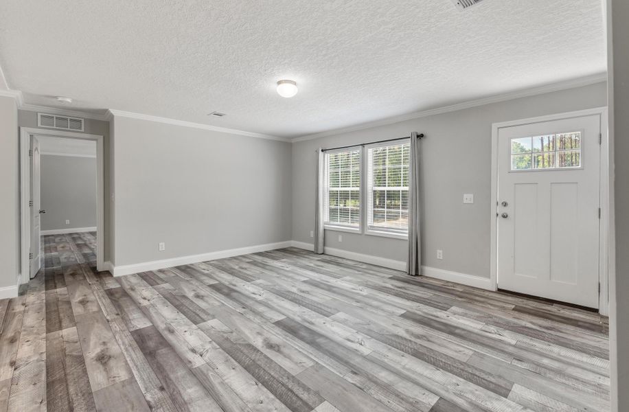 Spacious, unfurnished interior of a new home in , Pineville (Image 19). Spacious, unfurnished interior of a new home in , Pineville (Image 19).