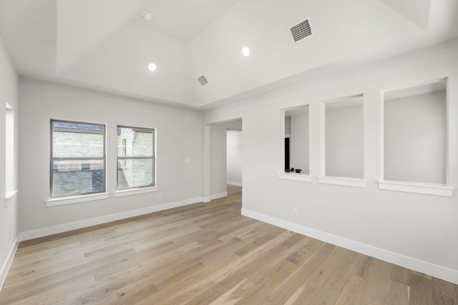Representative unfurnished interior of a home built from the 5032 by Tradition Homes in Lakewood at Brookhollow – 60′ Lots, Prosper (Image 25).