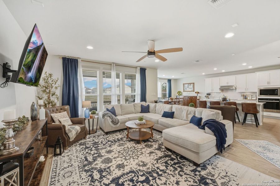 Furnished interior view inside a new home in Lily Springs, Seguin (Image 16).
