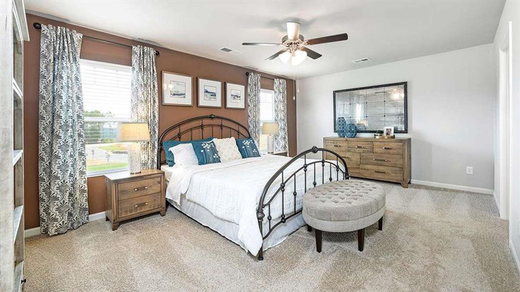 Furnished interior view inside a new home in , Atlanta (Image 27). Furnished interior view inside a new home in , Atlanta (Image 27).