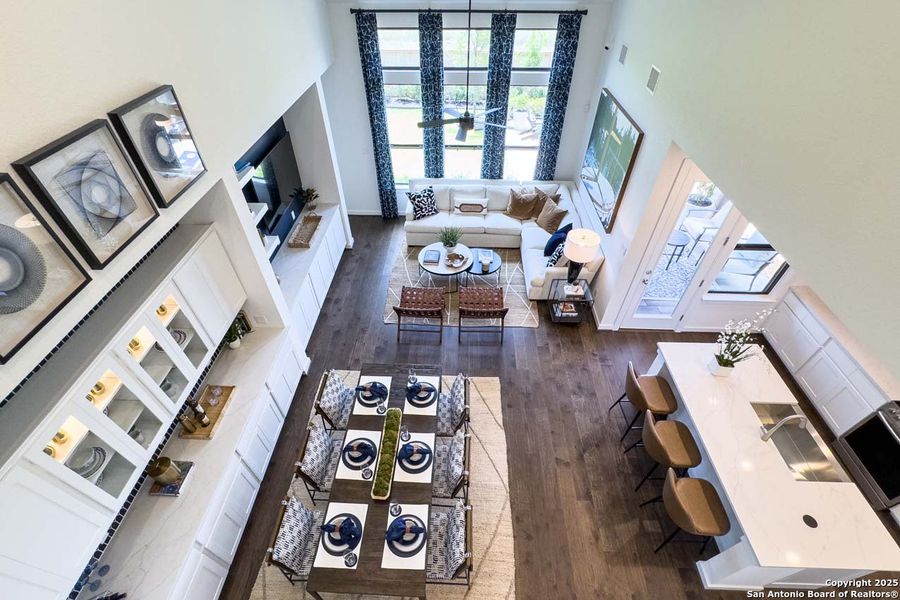 Furnished interior view inside a new home in Venado Crossing, Cibolo (Image 9). Furnished interior view inside a new home in Venado Crossing, Cibolo (Image 9).