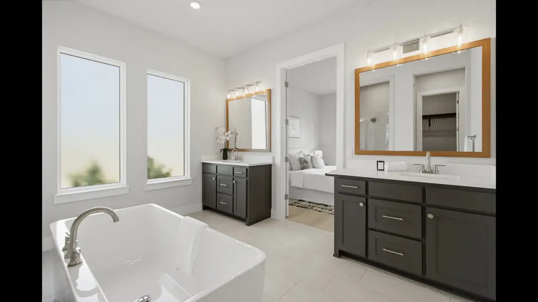 Representative furnished interior of a home built from the 2546F by Perry Homes in Sanctuary at Seaire, Parrish (Image 10).