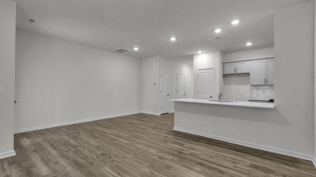 Spacious, unfurnished interior of a new home in The Townes at Bexford, Willow Spring (Image 10). Spacious, unfurnished interior of a new home in The Townes at Bexford, Willow Spring (Image 10).