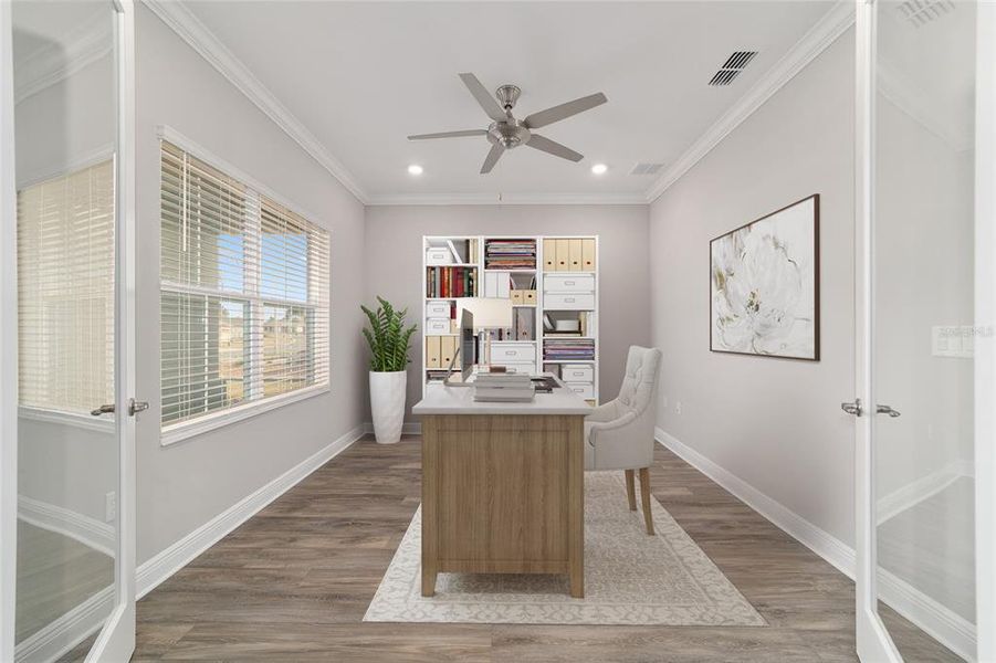 Furnished interior view inside a new home in , Ocala (Image 6). Furnished interior view inside a new home in , Ocala (Image 6).