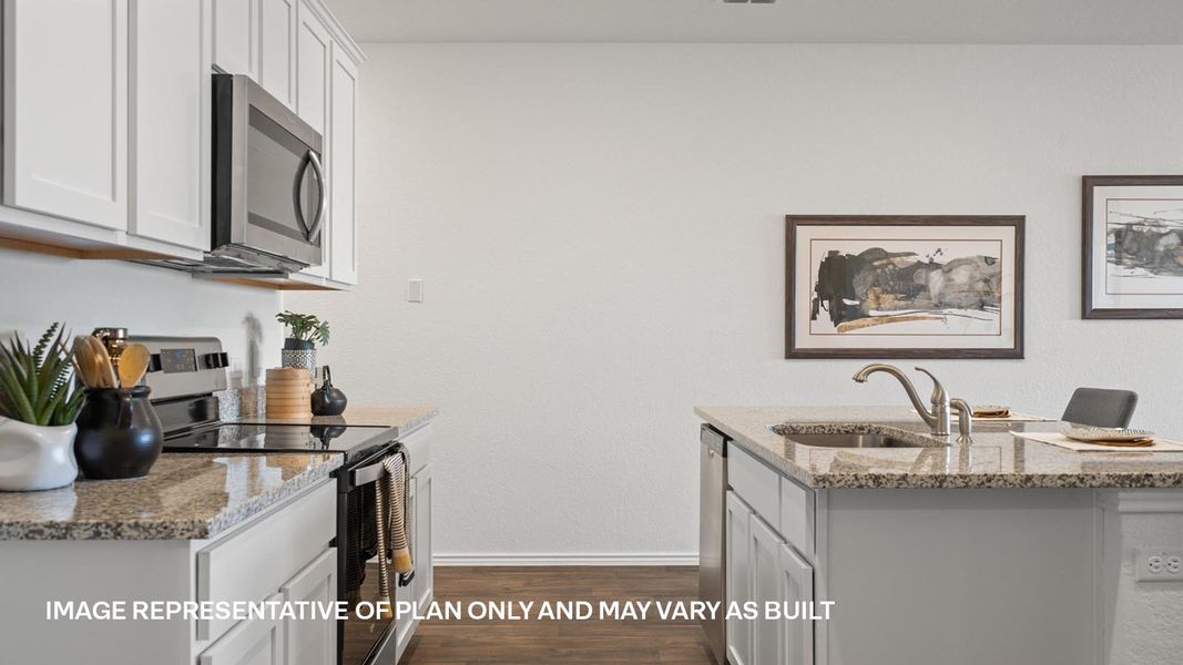 Furnished interior view inside a new home in Palomino, Manor (Image 17).