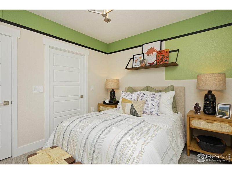 Furnished interior view inside a new home in , Fort Collins (Image 16). Furnished interior view inside a new home in , Fort Collins (Image 16).