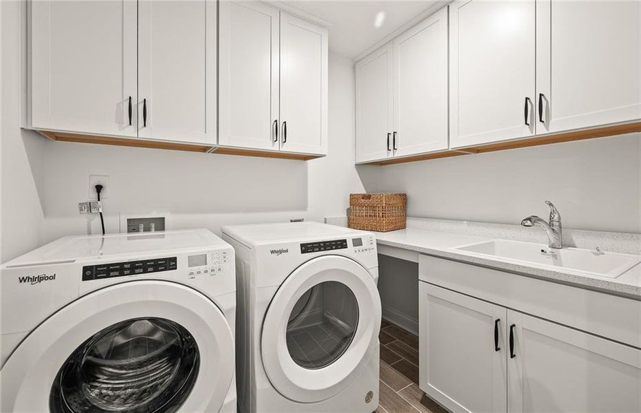 Furnished interior view inside a new home in Oakwood, Cumming (Image 8). Furnished interior view inside a new home in Oakwood, Cumming (Image 8).