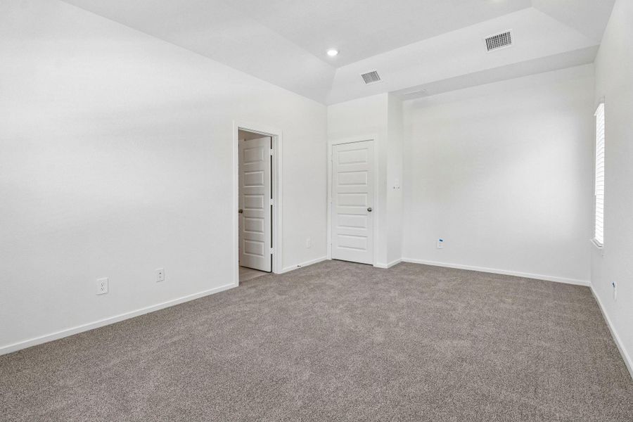 Photos are not of the actual home, but are photos of the builder home with same floorplan with similar interior finishes.