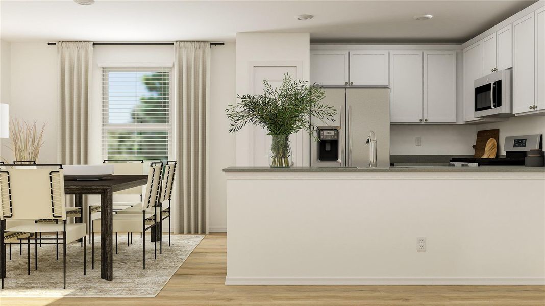 Furnished interior view inside a new home in Plum Creek North: Stonehill Collection, Kyle (Image 7). Furnished interior view inside a new home in Plum Creek North: Stonehill Collection, Kyle (Image 7).