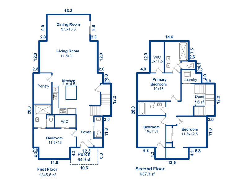 2D floor plan layout of this home in , Charleston, SC (Image 5).