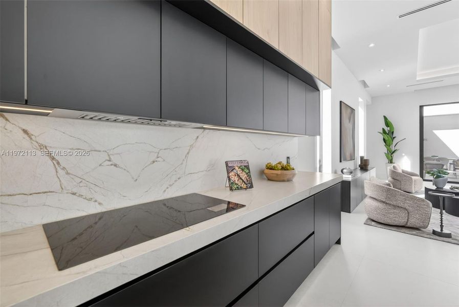 Furnished interior view inside a new home in , Miami (Image 38). Furnished interior view inside a new home in , Miami (Image 38).