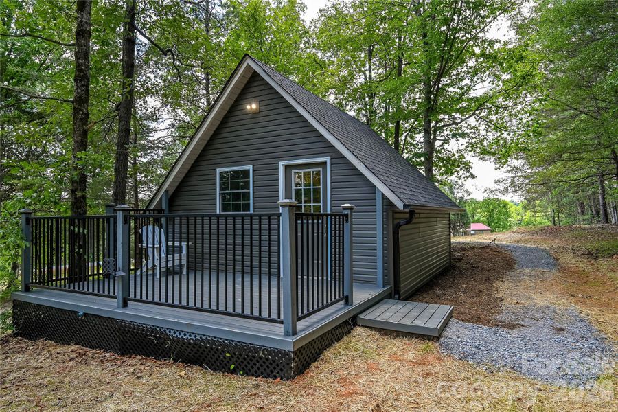 Exterior details and patio area of a home in , Clover (Image 23).