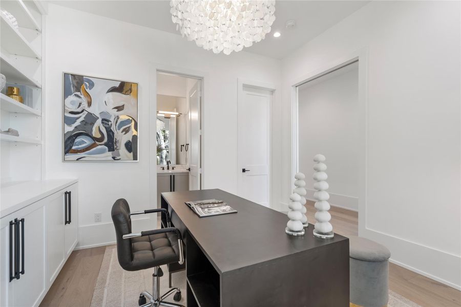 Furnished interior view inside a new home in , Houston (Image 8). Furnished interior view inside a new home in , Houston (Image 8).