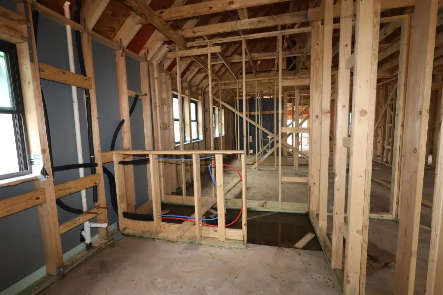 In-progress construction of a new home in Austin Point - Terrace Collection, Richmond, TX (Image 6).