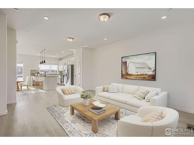 Furnished interior view inside a new home in Northfield, Fort Collins (Image 8).
