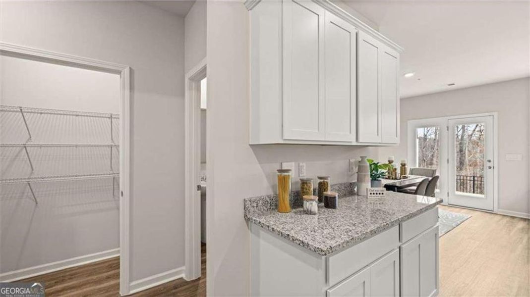 Furnished interior view inside a new home in Echo Glen, Stockbridge (Image 7). Furnished interior view inside a new home in Echo Glen, Stockbridge (Image 7).