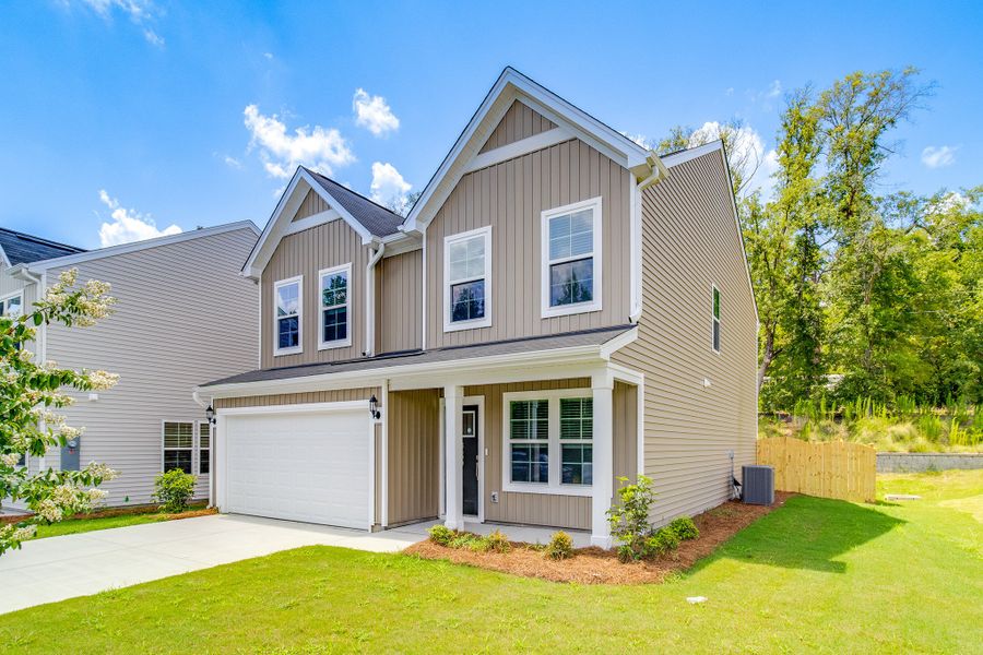 Front exterior of a new home in Bluefield, Lexington, SC, highlighting curb appeal (Image 21).